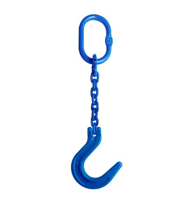 Grade 100 QOO Chain Sling - Quad Leg Oblong Master Link on Top and