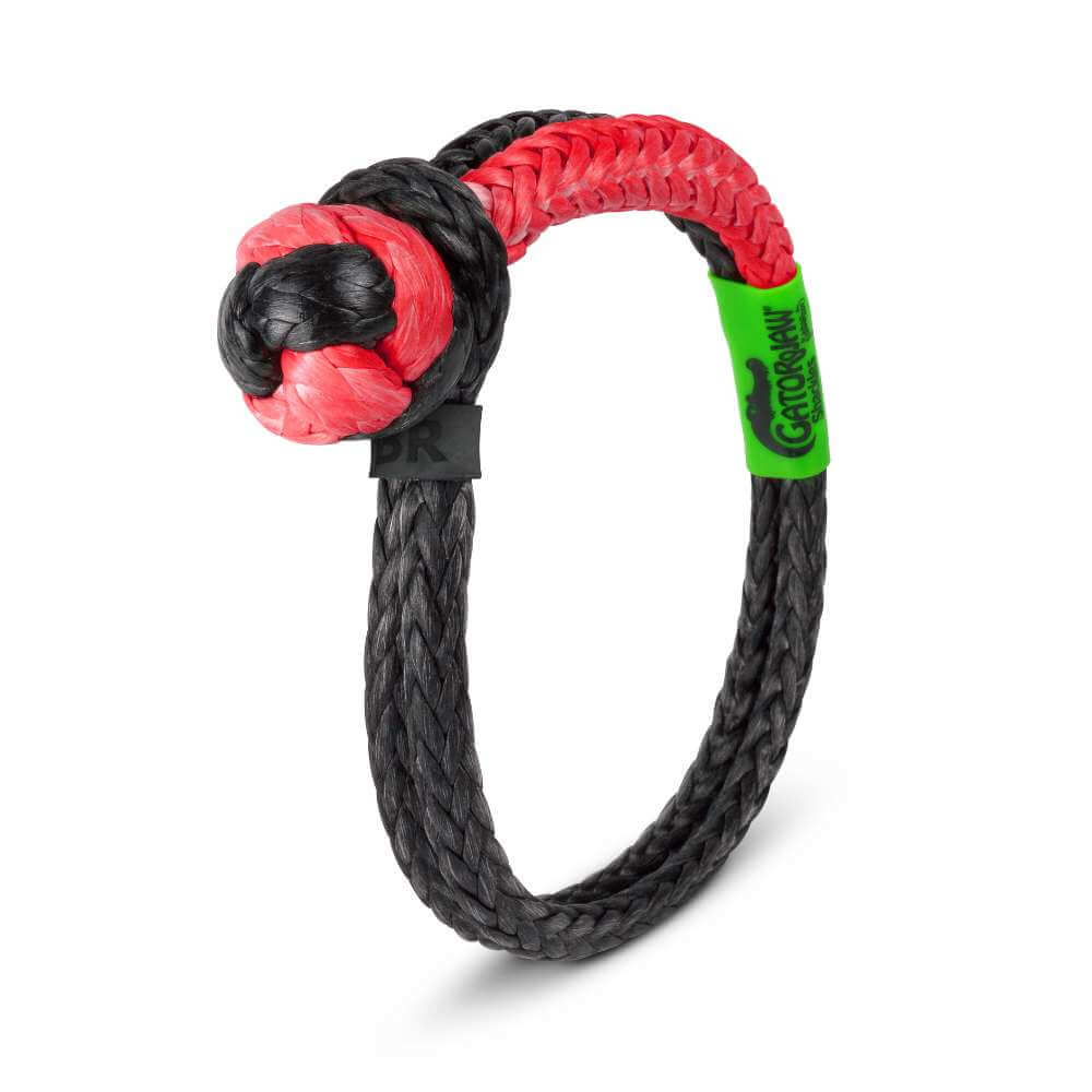 Bubba Rope 3/8" Nex-Gen PRO Gator-Jaw Synthetic Soft Shackle Red