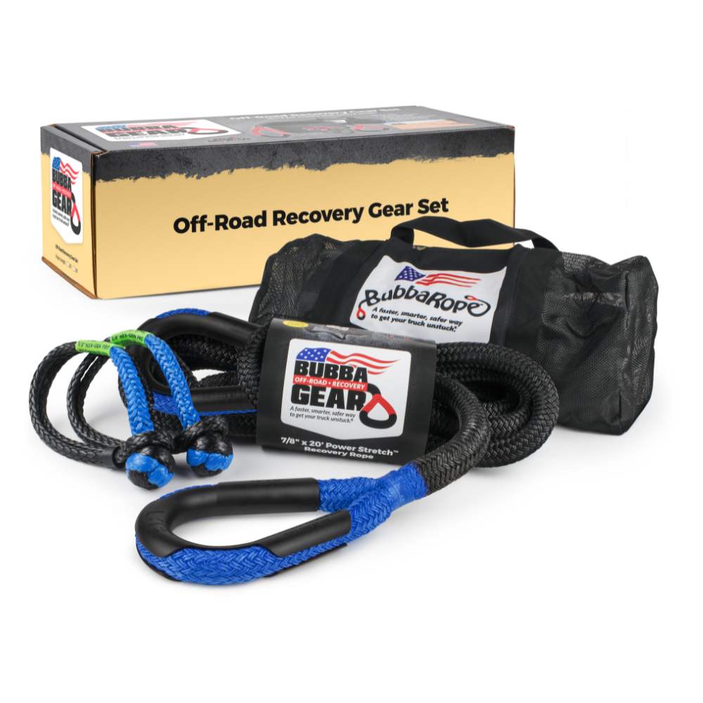 Bubba Rope Truck Off-Road Recovery Gear Set 7/8" x 20' 