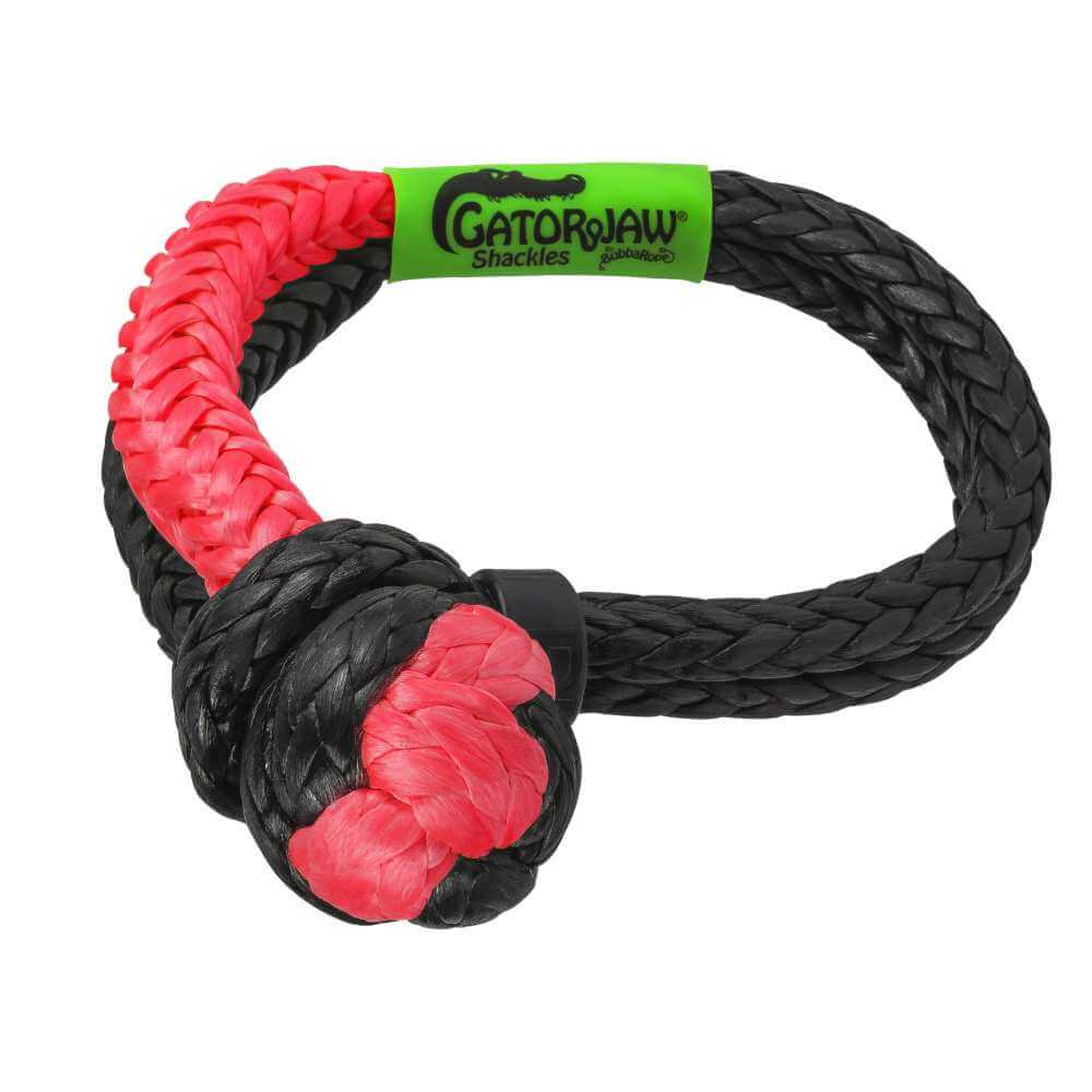 Bubba Rope 1/2" NexGen Pro Gator Jaw Synthetic Soft Shackle Red