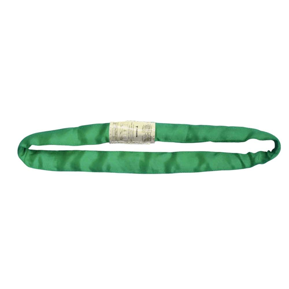 Green Endless Round Slings used for. lifting and rigging applications