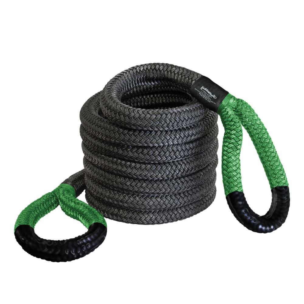 Jumbo Bubba 30-foot (Green).  Recovery rope ideal for utility trucks.  Comes with carry bag.  Available at Baremotion.