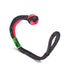 Bubba Rope 3/8" Nex-Gen PRO Gator-Jaw Synthetic Soft Shackle Red.  Open view.  No steel and no extra parts.