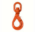 Cartec Grade 100 Swivel Self Locking Hooks.  Perfect for lifting and rigging applications