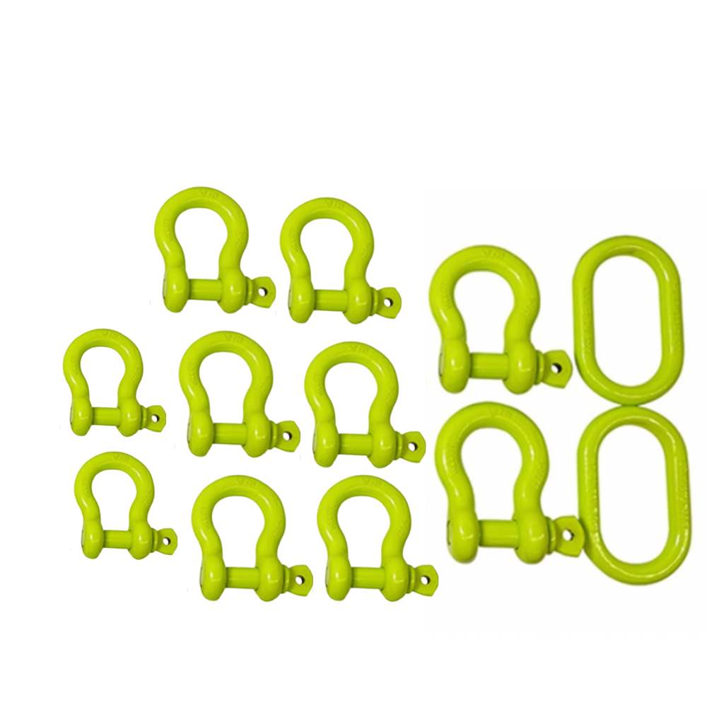 All-Grip Hi-Vis Shackle Kit 12 Pieces