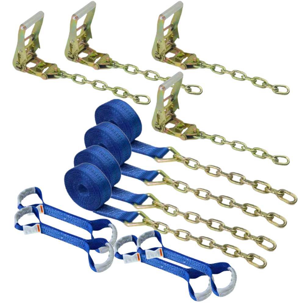 8-Point Tie Down BLUE Rollback Kit