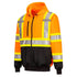 Hi-Vis orange hoodie ideal for workwear and visibility