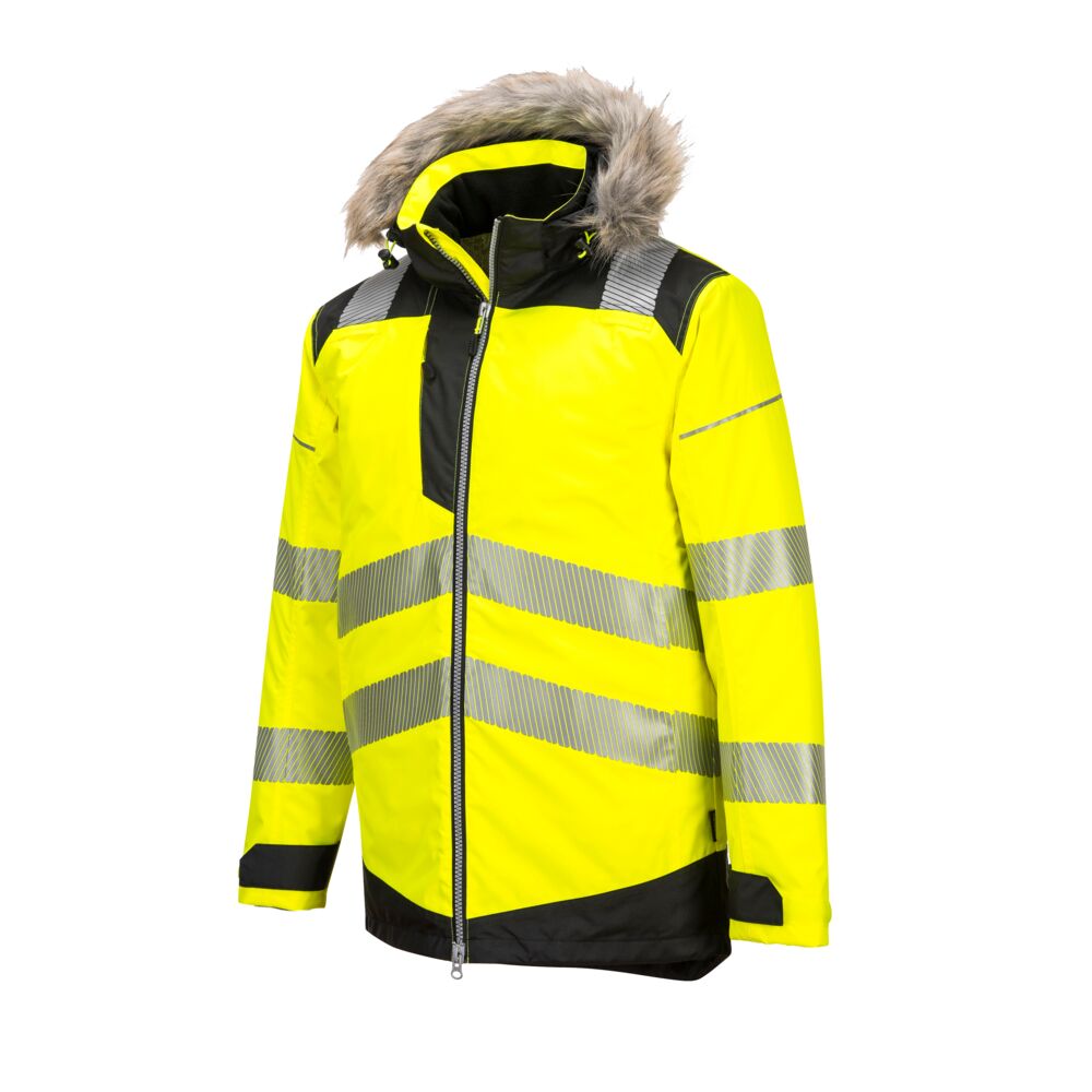 Insulated Parka Portwest PW369 Hi-Vis Winter Jacket