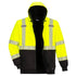 Portwest UB325 - Hi-Vis Contrast Zipped Winter Hoodie.  Thermal and ideal for workwear professionals