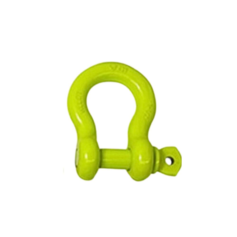 acrew pin anchor shackle coated hi-vis