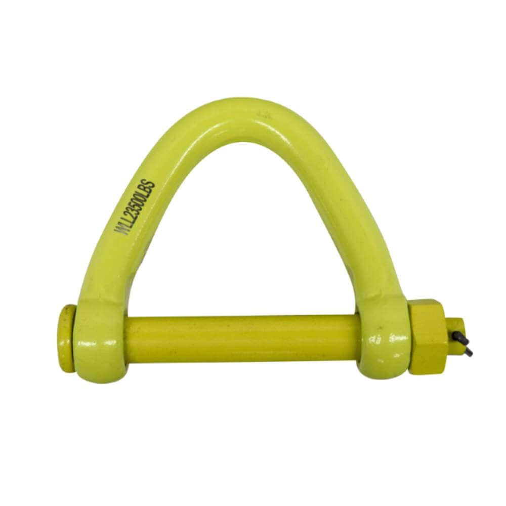 6"Web Sling Shackles w/Bolt and Nut Hi-Vis