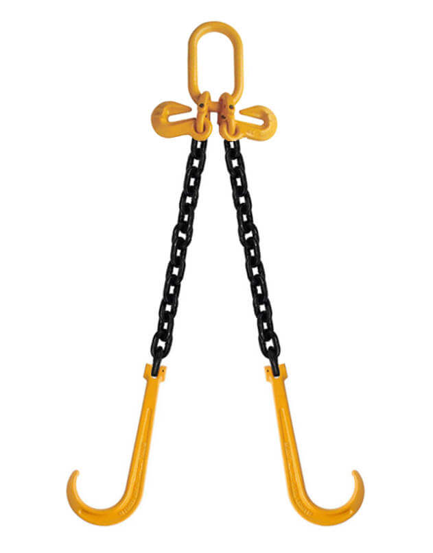 3'' Two Legs 15'' J Hooks Tow V Bridle Straps 5400 LBS - Manufacturer  Express